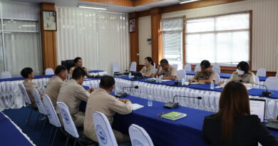ประชุมหัวหน้าส่วนราชการ ประจำสัปดาห์  ณ ห้องประชุมเวียงทอง อำเภอเชียงคำ จังหวัดพะเยา