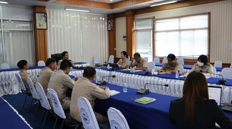 ประชุมหัวหน้าส่วนราชการ ประจำสัปดาห์  ณ ห้องประชุมเวียงทอง อำเภอเชียงคำ จังหวัดพะเยา