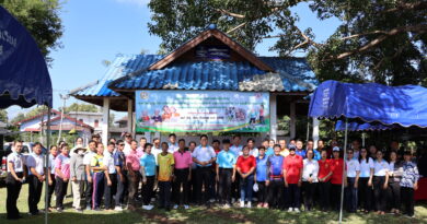 โครงการพัฒนาศักยภาพแกนนำผู้สูงอายุ ส่งเสริมความรู้สวัสดิการสิทธิผู้สูงอายุรู้เท่าทันมิจฉาชีพ แข่งขันกีฬา ผู้สูงอายุตำบลเวียง โดย ศูนย์พัฒนาคุณภาพชีวิตและส่งเสริมอาชีพผู้สูงอายุเทศบาลตำบลเวียง  กิจกรรมที่ 4 : นันทนาการและการออกกำลังกาย